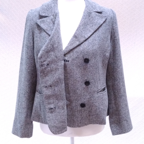Spiegel Gray Button Up Blazer Jacket - Picture 6 of 9